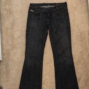 Citizens Of Humanity Black Flare Wide Leg Jeans